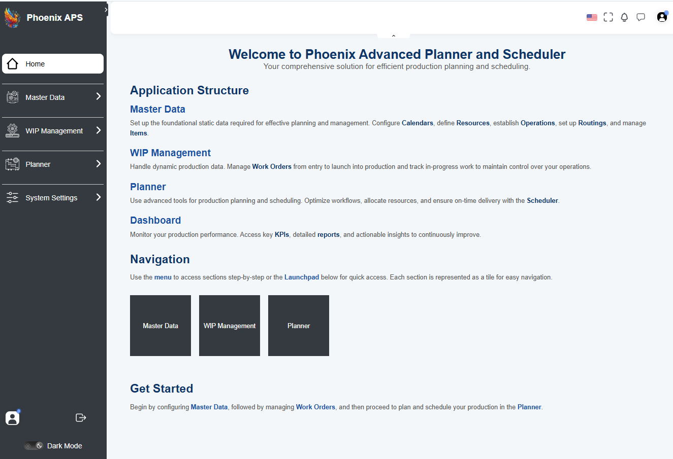 Gantt overview